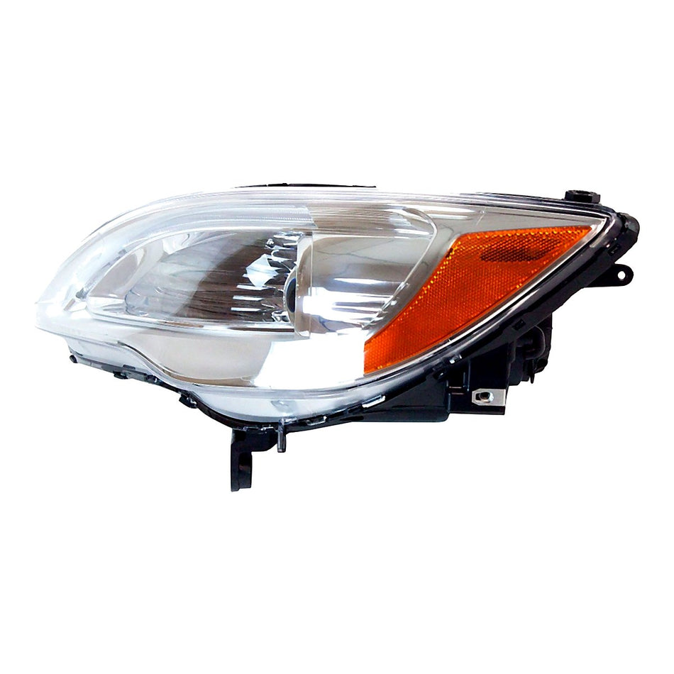 2011-2014 Chrysler 200_Convertible Headlight Driver Side Halogen Chrome Bezel Exclude S Model – CH2518140-2