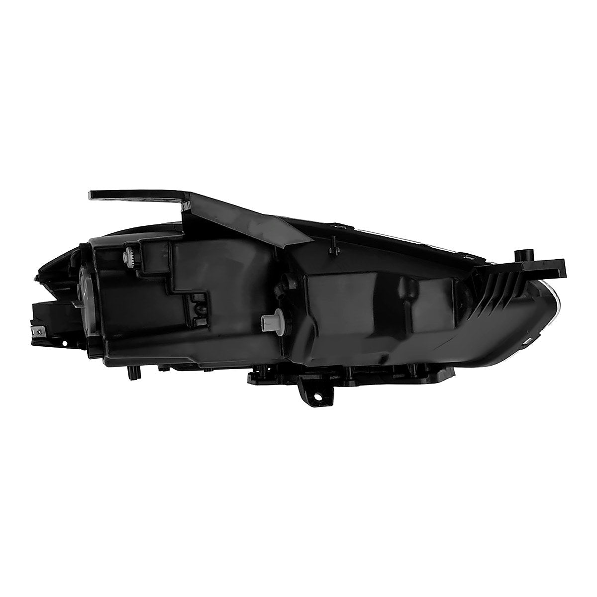 2013-2015 Dodge Dart Headlight Driver Side Halogen Chrome Bezel – Angle View (CH2518143)