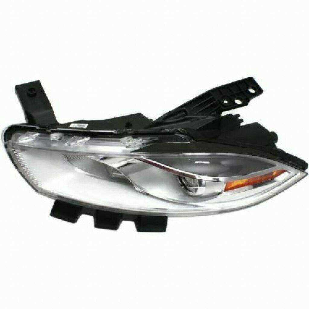 2013-2015 Dodge Dart Headlight Driver Side Halogen Chrome Bezel 