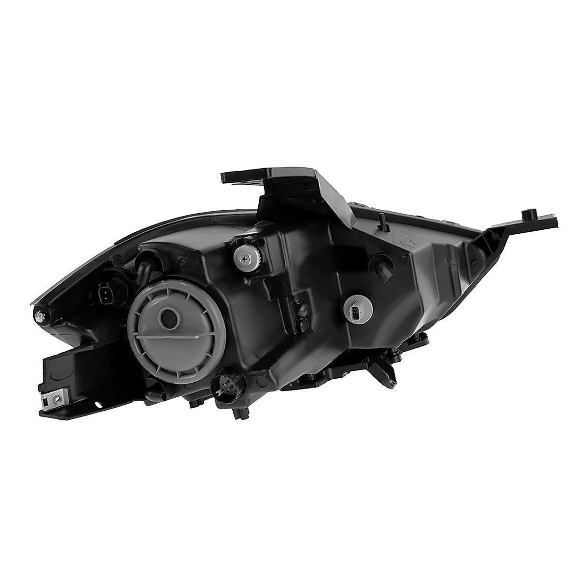 2013-2015 Dodge Dart Headlight Driver Side Halogen Chrome Bezel – Detail View (CH2518143)