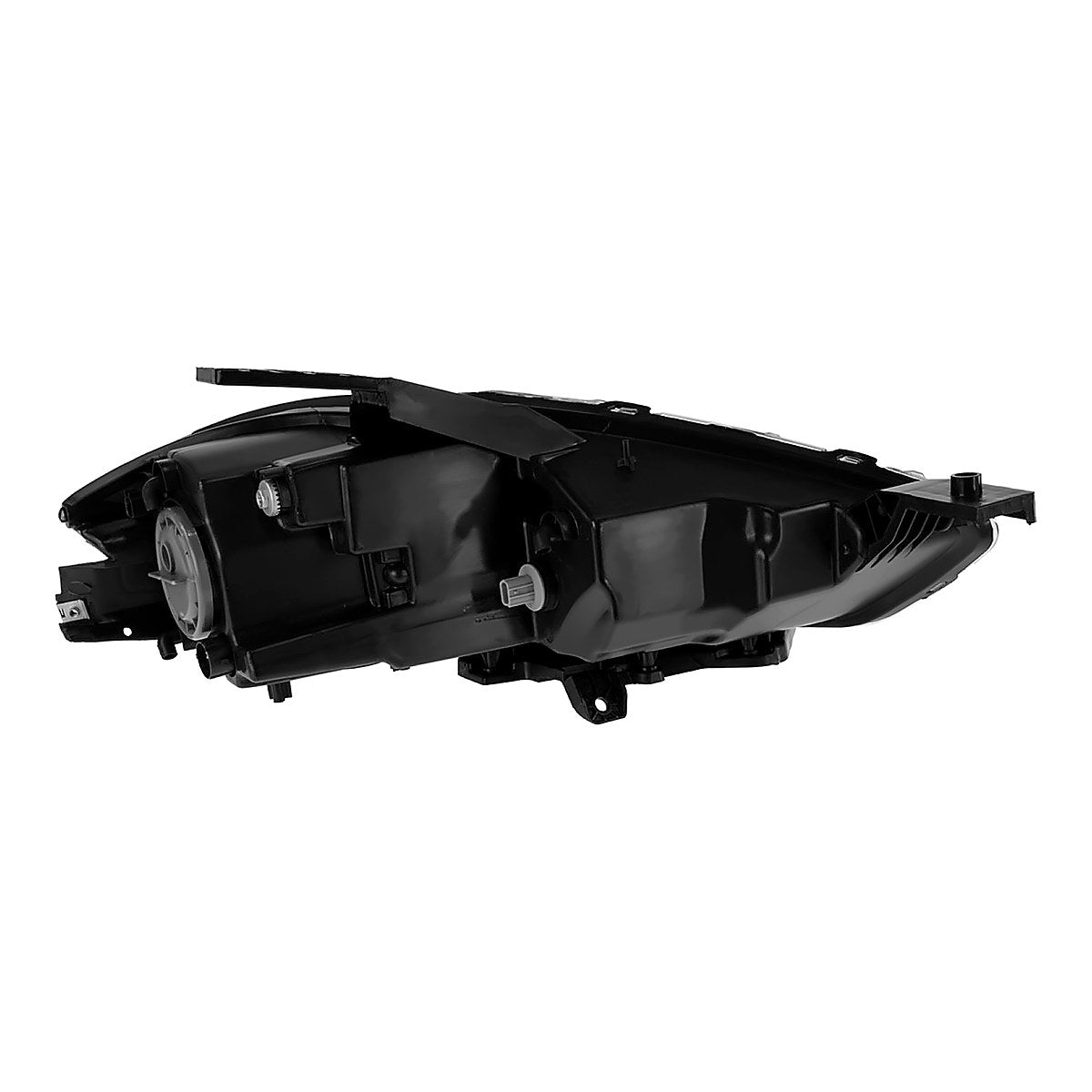 2013-2016 Dodge Dart Headlight Driver Side Xenon With Chrome Trim – Back View (CH2518144)