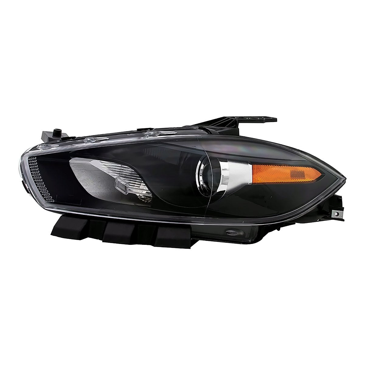 2013-2016 Dodge Dart Headlight Driver Side Xenon With Black Trim – Front View (CH2518145)