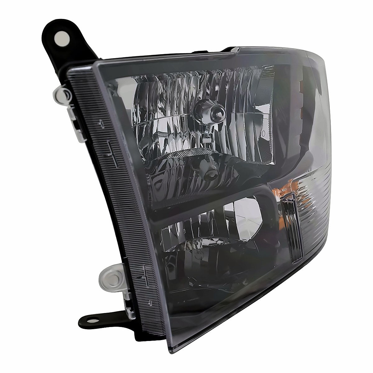 2015-2018 Ram 1500 Headlight Driver Side Halogen Std Type With Black Bezel – Angle View (CH2518149)