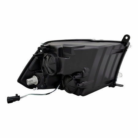 2015-2018 Ram 1500 Headlight Driver Side Halogen Std Type With Black Bezel – Back View (CH2518149)