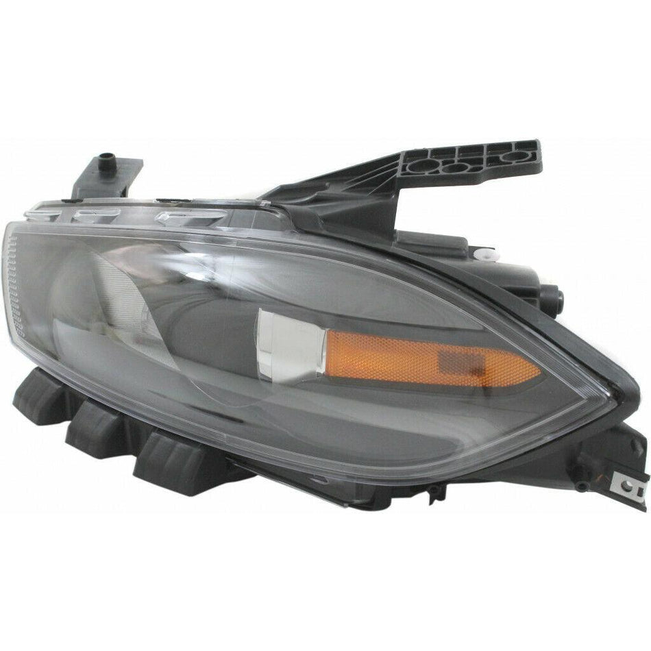 2016 Dodge Dart Headlight Driver Side Halogen Codes Lmc/Mfa Black Bezel 
