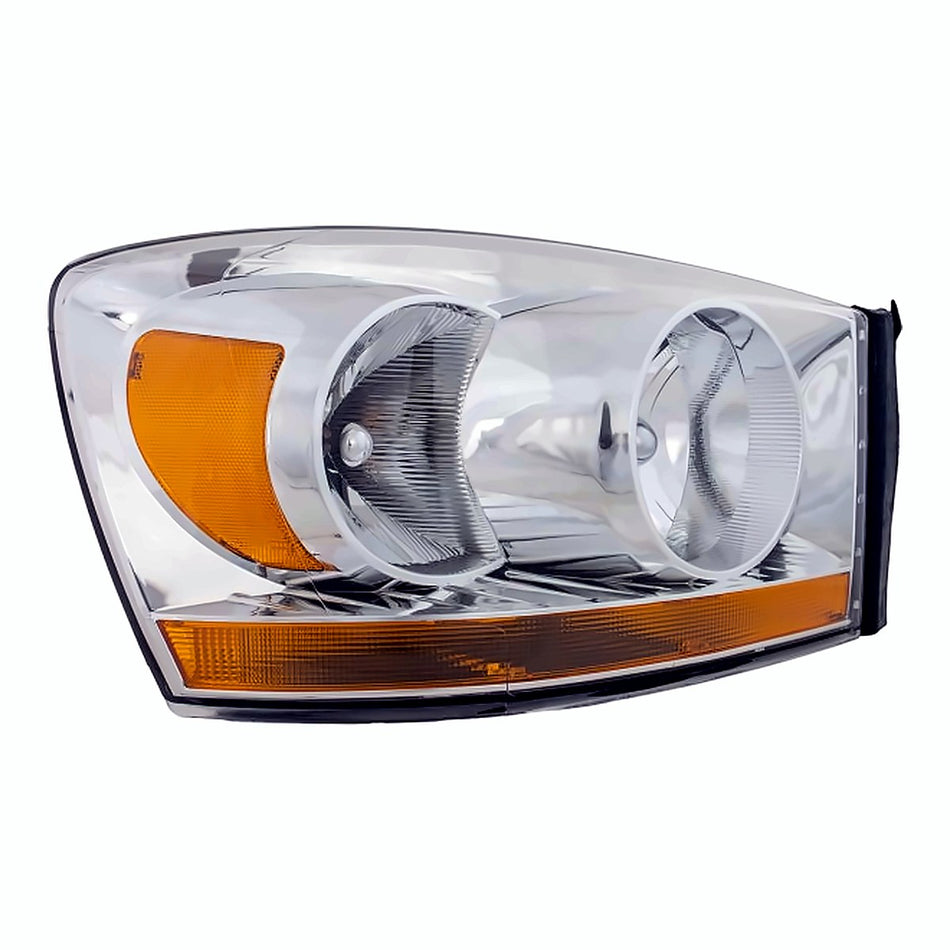 2006 Dodge RAM 3500 Headlight Passenger Side - side angle, Part CH2519114