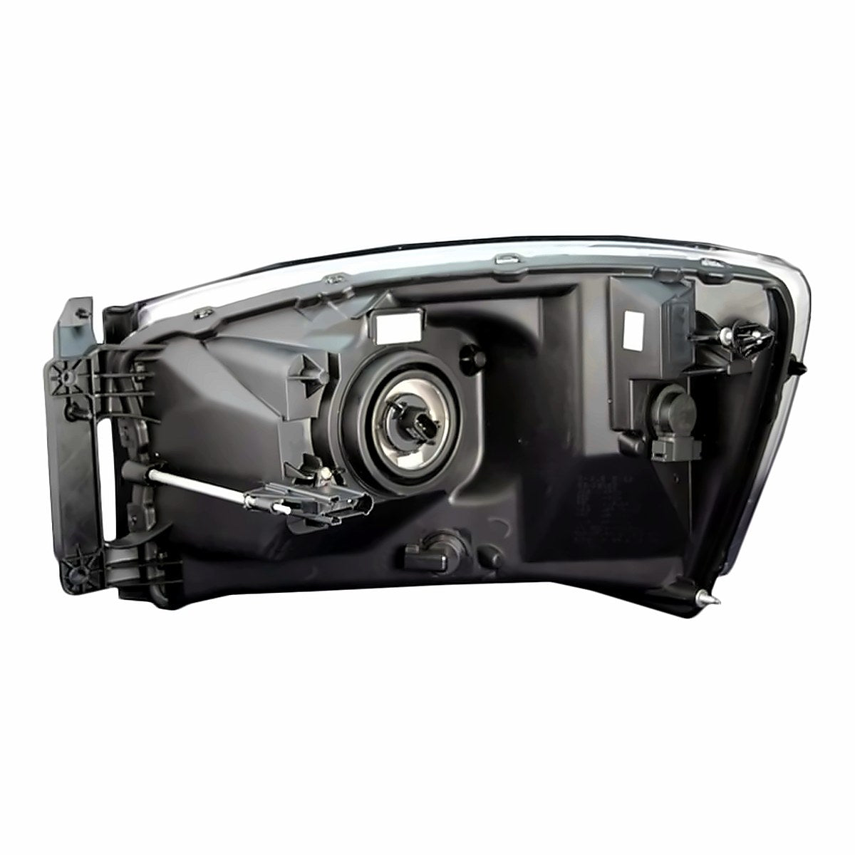 2006 Dodge 1500 Headlight Passenger Side With Black Bezel – Back View (CH2519115)