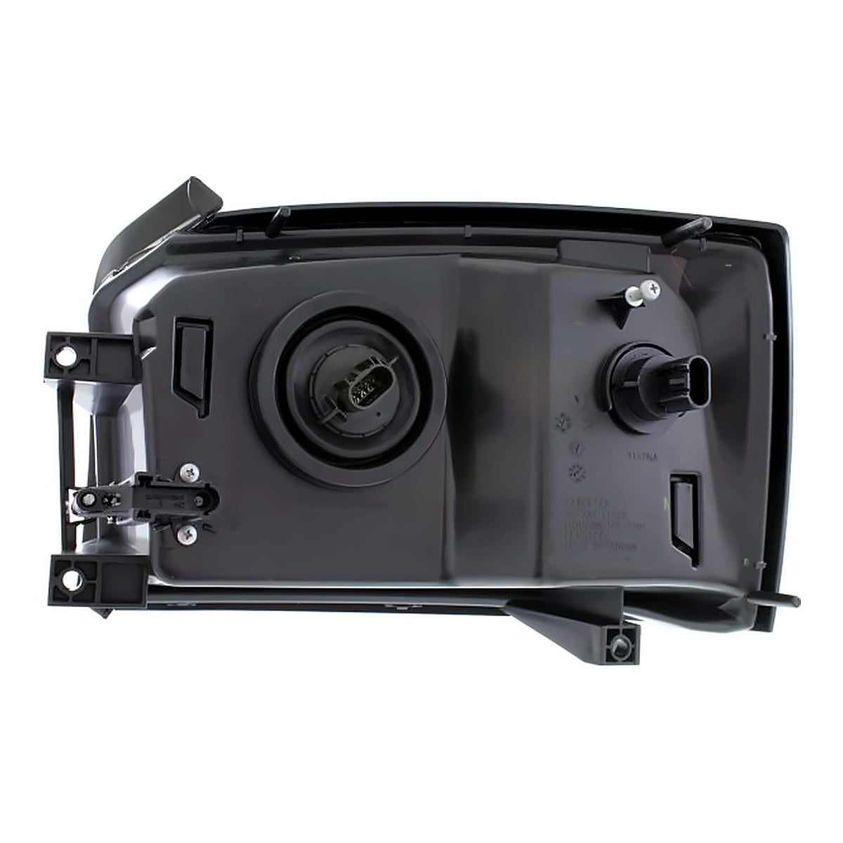 2006-2007 Dodge Dakota Headlight Passenger Side Black Bezel – Close-Up View (CH2519116)