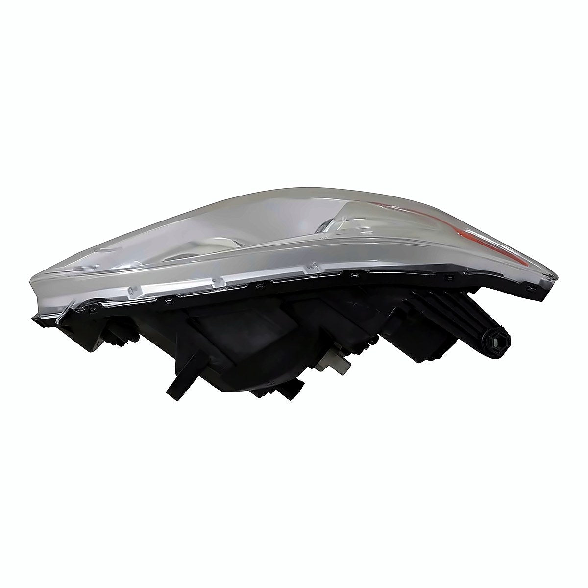 2011-2014 Chrysler 200_Convertible Headlight Passenger Side Halogen Chrome Bezel Exclude S Model – Angle View (CH2519140)