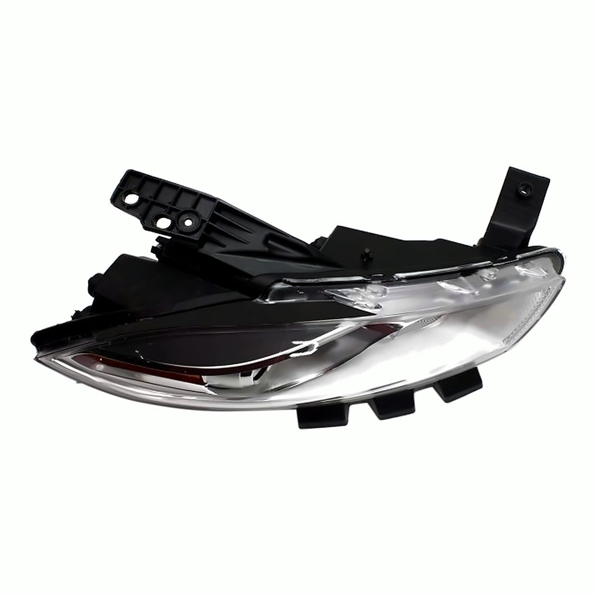 2013-2016 Dodge Dart Headlight Passenger Side Xenon With ChromeTrim – Detail View (CH2519144)