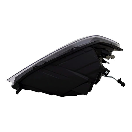 2015-2018 Ram 1500 Headlight Passenger Side Halogen Std Type With Black Bezel – Close-Up View (CH2519149)