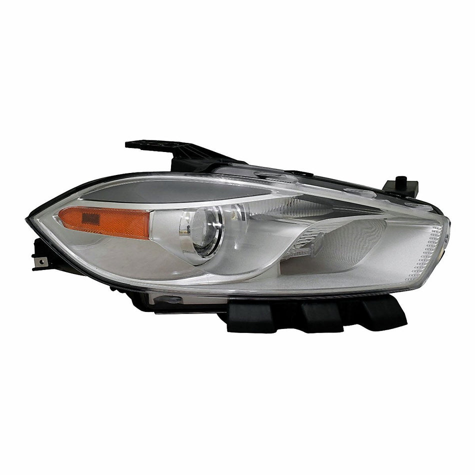 2016 Dodge Dart Headlight Passenger Side Halogen Code Lmc/Mfp With Chrome Bezel – CH2519151