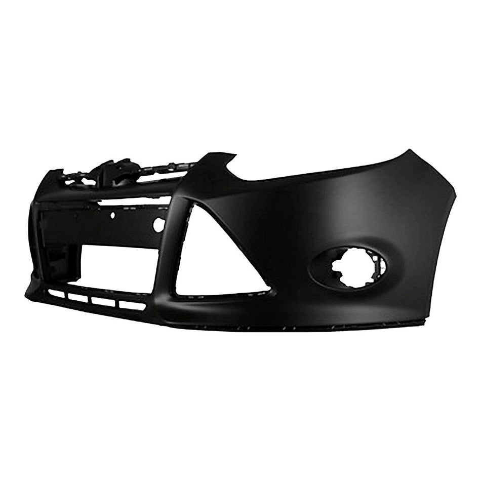 2012-2014 Ford Focus Bumper Front Primed Without Park/Camera Hole Exclude St/Electric – FO1000664