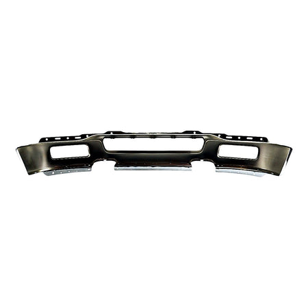 2004-2006 Ford F150 Bumper Front Steel Chrome With Square Fog Light Hole_FO1002390-5