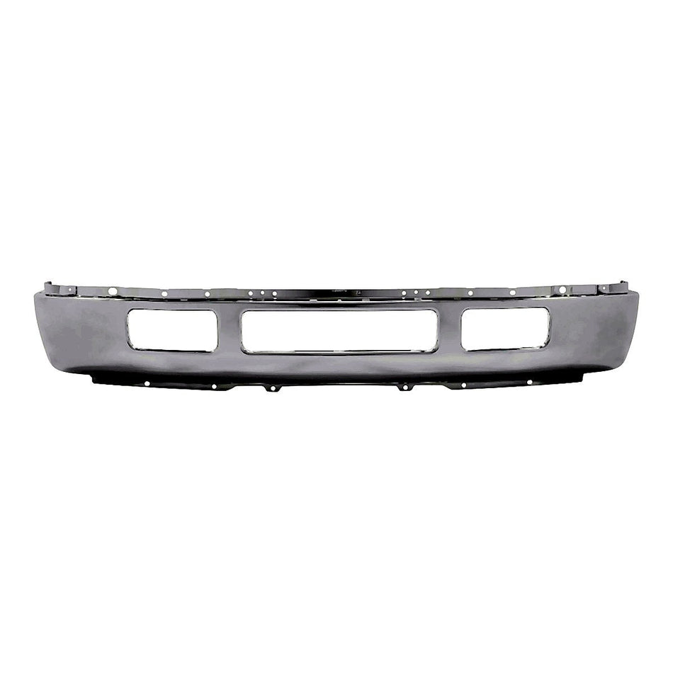 2005-2007 Ford F250 Bumper Face Bar Front Chrome Without Flare Hole_FO1002392