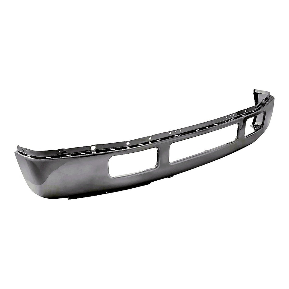 2005-2007 Ford F250 Bumper Face Bar Front Chrome Without Flare Hole_FO1002392-2