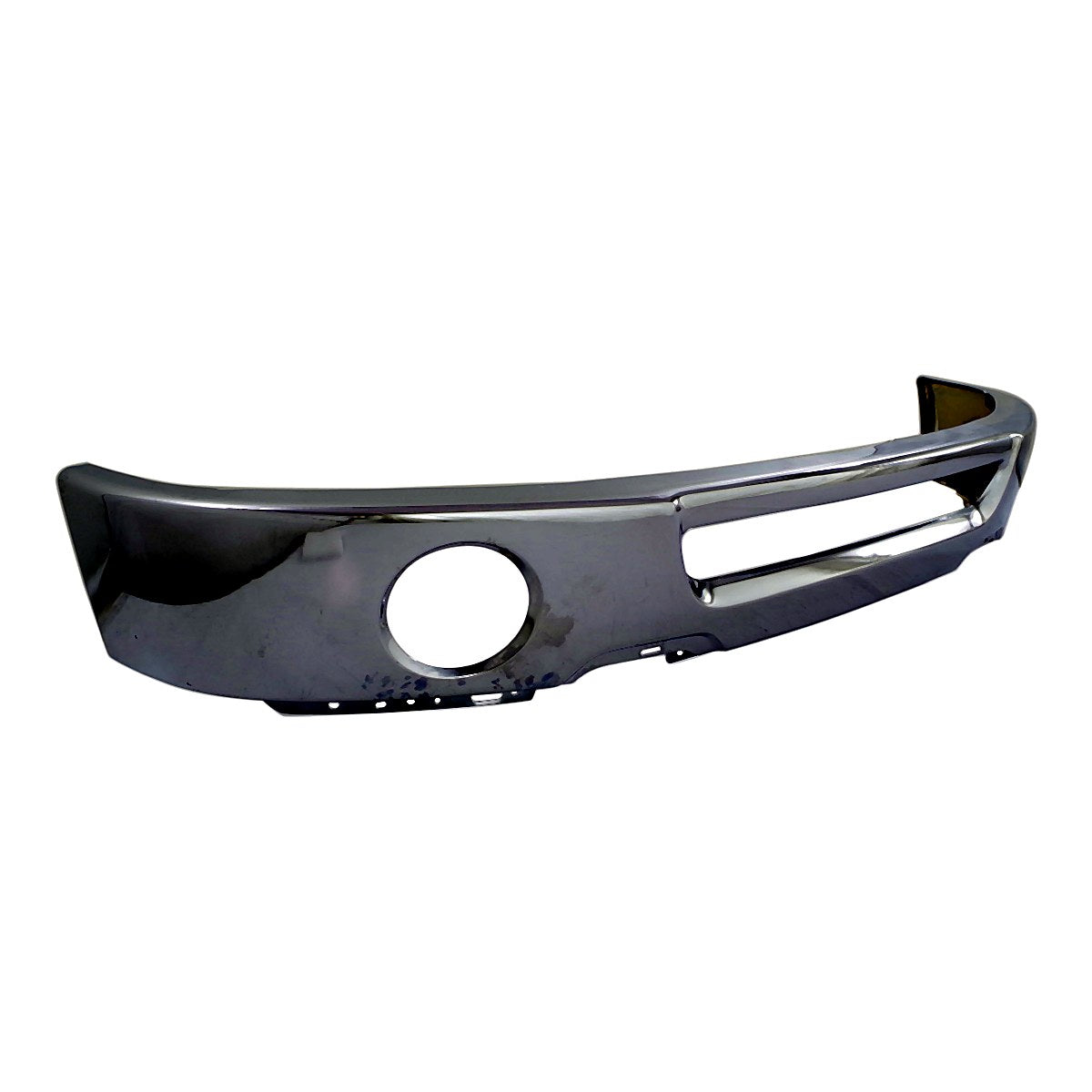 2006-2008 Ford F150 Bumper Face Bar Front Chrome With Round Fog_FO1002399-2