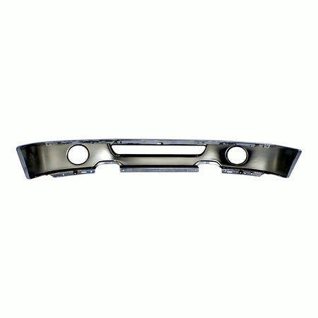 2006-2008 Ford F150 Bumper Face Bar Front Chrome With Round Fog_FO1002399-4