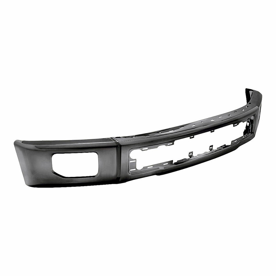 2015-2017 Ford F150 Bumper Face Bar Front Chrome With Fog Light Holes Without End Caps_FO1002422-2