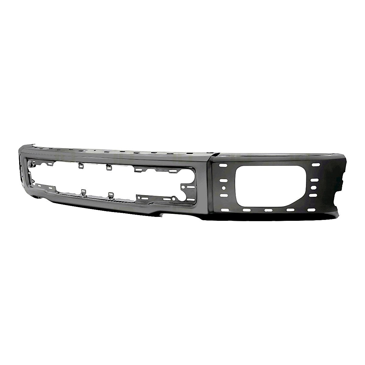 2015-2017 Ford F150 Bumper Face Bar Front Chrome With Fog Light Holes/End Caps_FO1002425-3