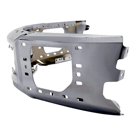 2015-2017 Ford F150 Bumper Face Bar Front Chrome With Fog Light Holes/End Caps_FO1002425-4