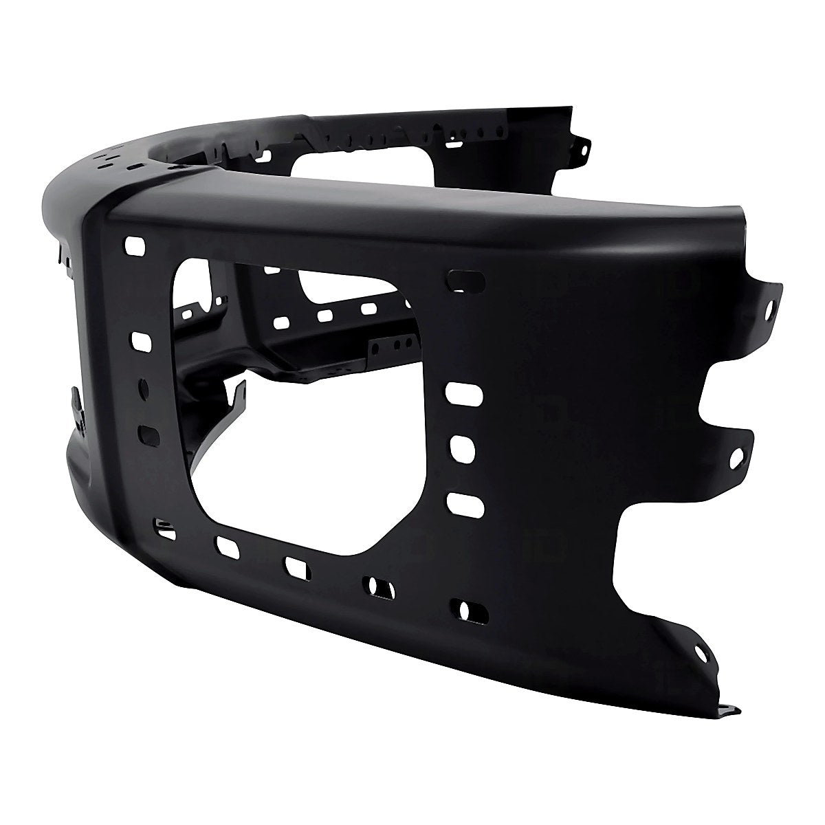 2015-2017 Ford F150 Bumper Face Bar Front Primed With Fog Light Holes/End Caps_FO1002426-4