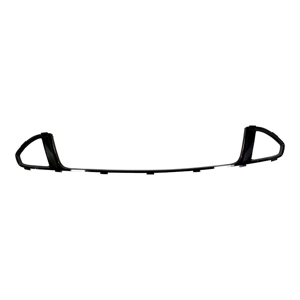 2011-2012 Ford Fusion Grille Lower Moulding Dark Smoked Chrome For Sport Model – Front View (FO1036136)