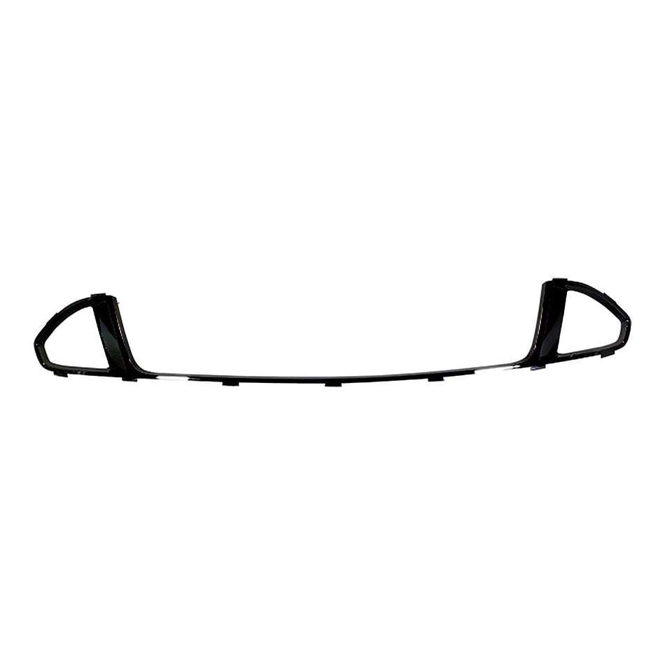 2011-2012 Ford Fusion Grille Lower Moulding Dark Smoked Chrome For Sport Model – Front View (FO1036136)