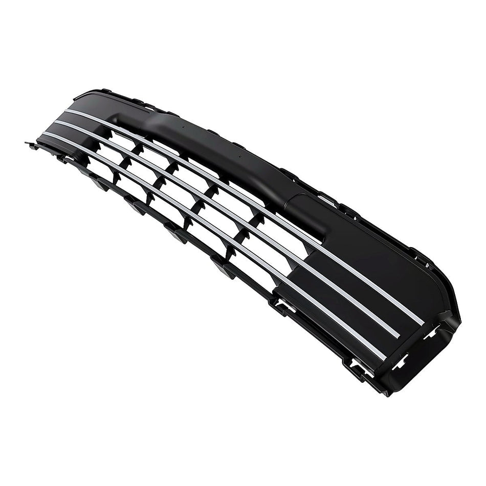 2013-2019 Ford Flex Grille Lower With Active Park Bars With Satin Nickel Trim Se/Sel Model – Side View (FO1036151)