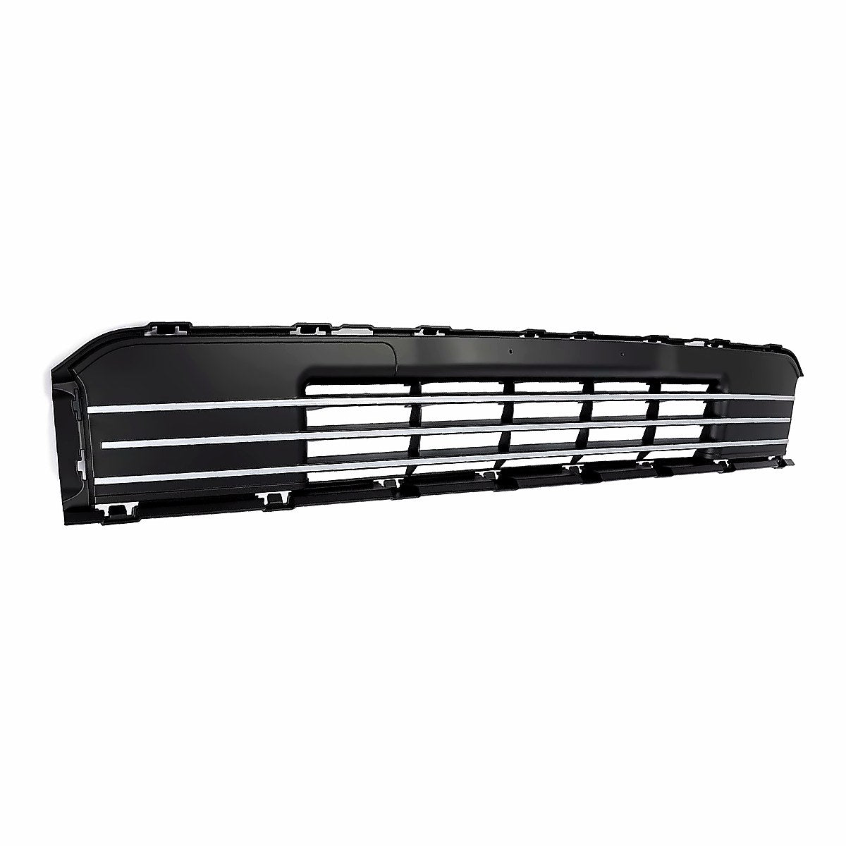 2013-2019 Ford Flex Grille Lower With Active Park Bars With Satin Nickel Trim Se/Sel Model – Side View (FO1036151)