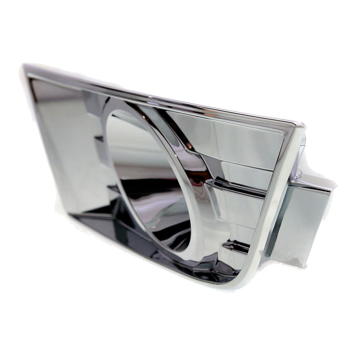 2007-2010 Ford Edge Fog Light Bezel Front Driver Side Chrome Exclude 09-10 Sport – Side View (FO1038107)