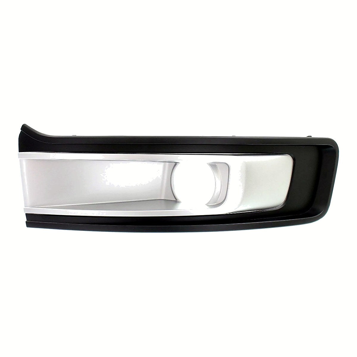 2013-2019 Ford Flex Fog Light Bezel Front Driver Side Silver Black – Front View (FO1038130)