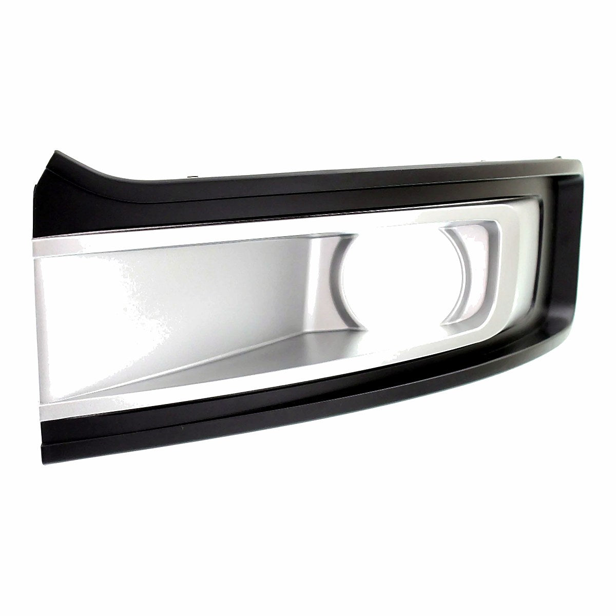 2013-2019 Ford Flex Fog Light Bezel Front Driver Side Silver Black – Side View (FO1038130)