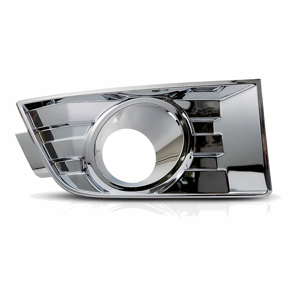 2007-2010 Ford Edge Fog Light Bezel Front Passenger Side Chrome Exclude 09-10 Sport – Front View (FO1039107)