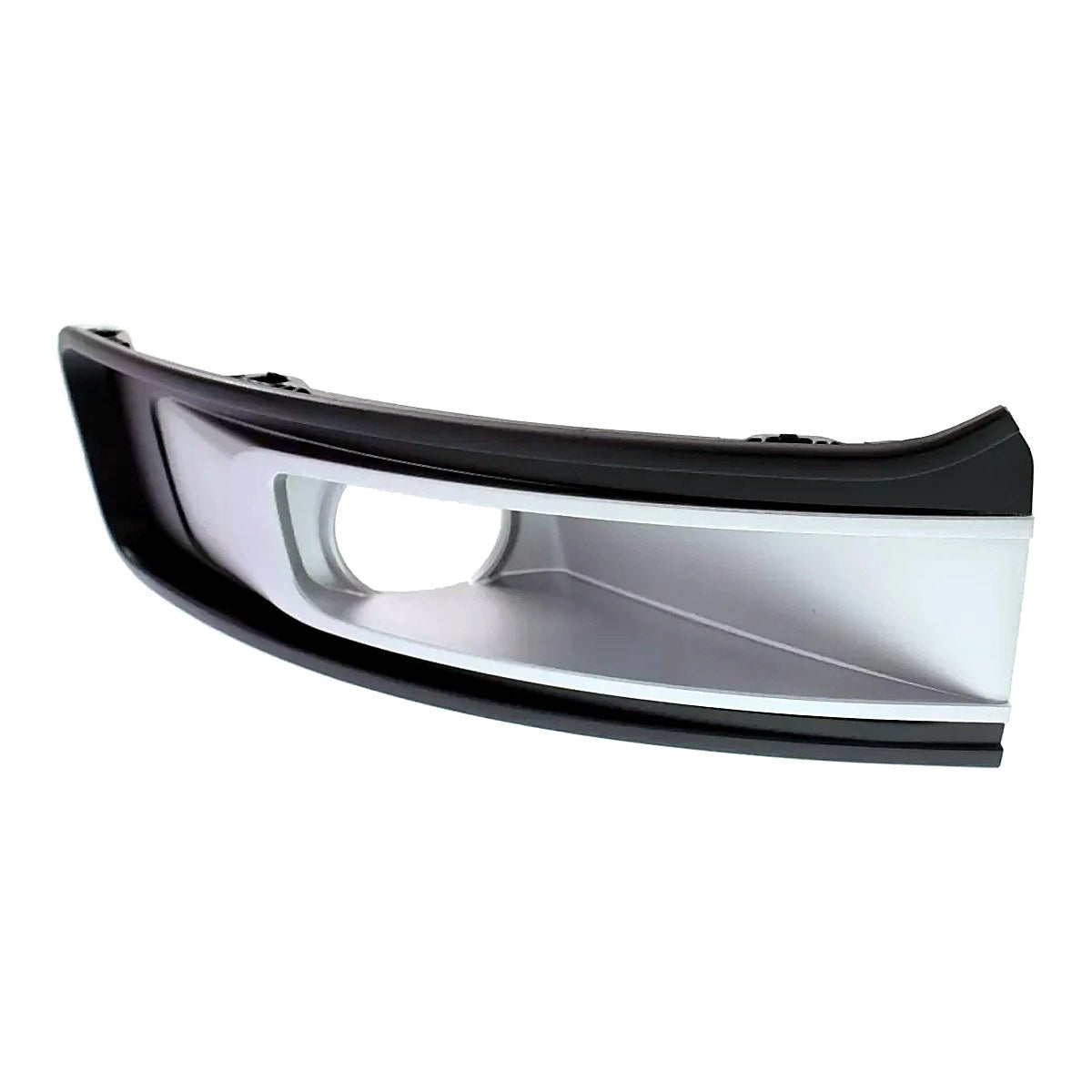 2013-2019 Ford Flex Fog Light Bezel Front Passenger Side Silver Black – Front View (FO1039130)