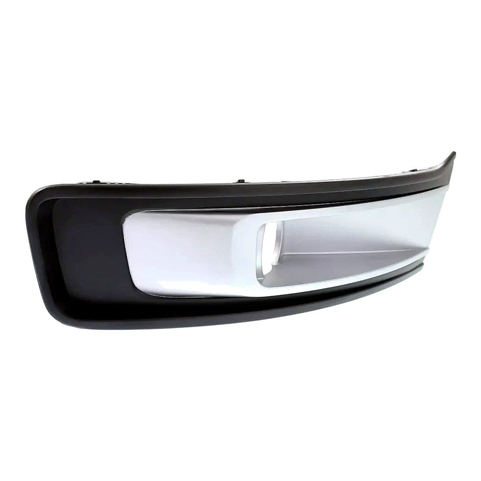 2013-2019 Ford Flex Fog Light Bezel Front Passenger Side Silver Black – Side View (FO1039130)
