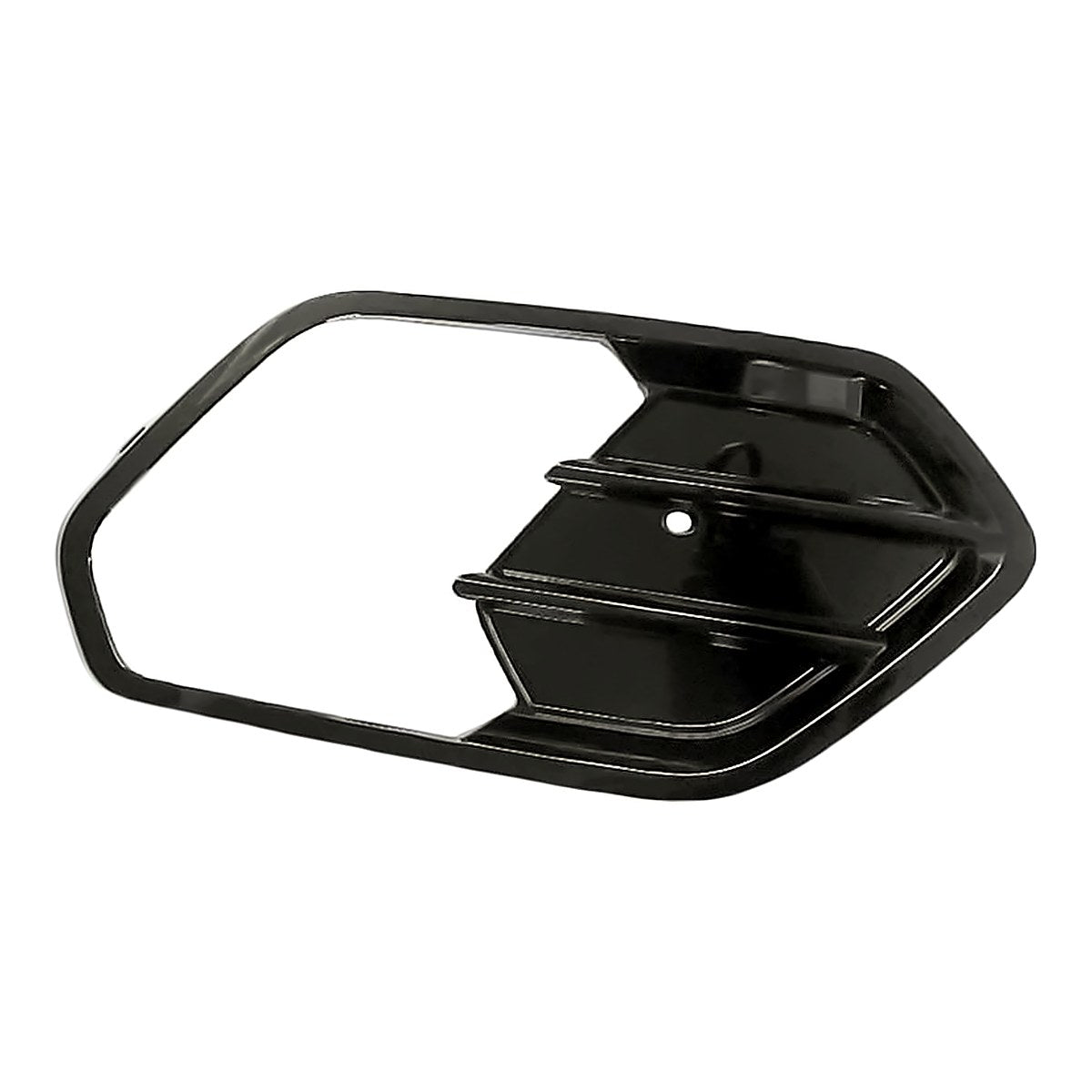 2017-2019 Ford Escape Fog Light Cover Front Passenger Side Ptd Gloss Black – Front View (FO1039178)