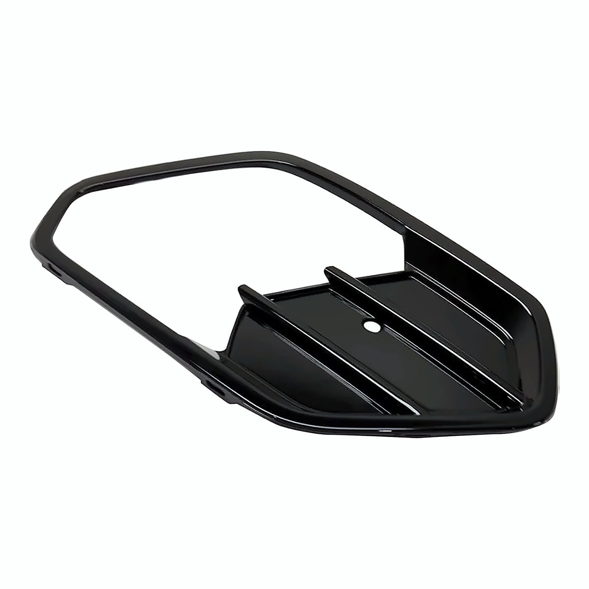 2017-2019 Ford Escape Fog Light Cover Front Passenger Side Ptd Gloss Black – Side View (FO1039178)