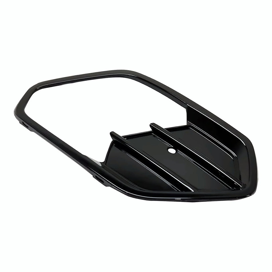 2017-2019 Ford Escape Fog Light Cover Front Passenger Side Ptd Gloss Black – Side View (FO1039178)