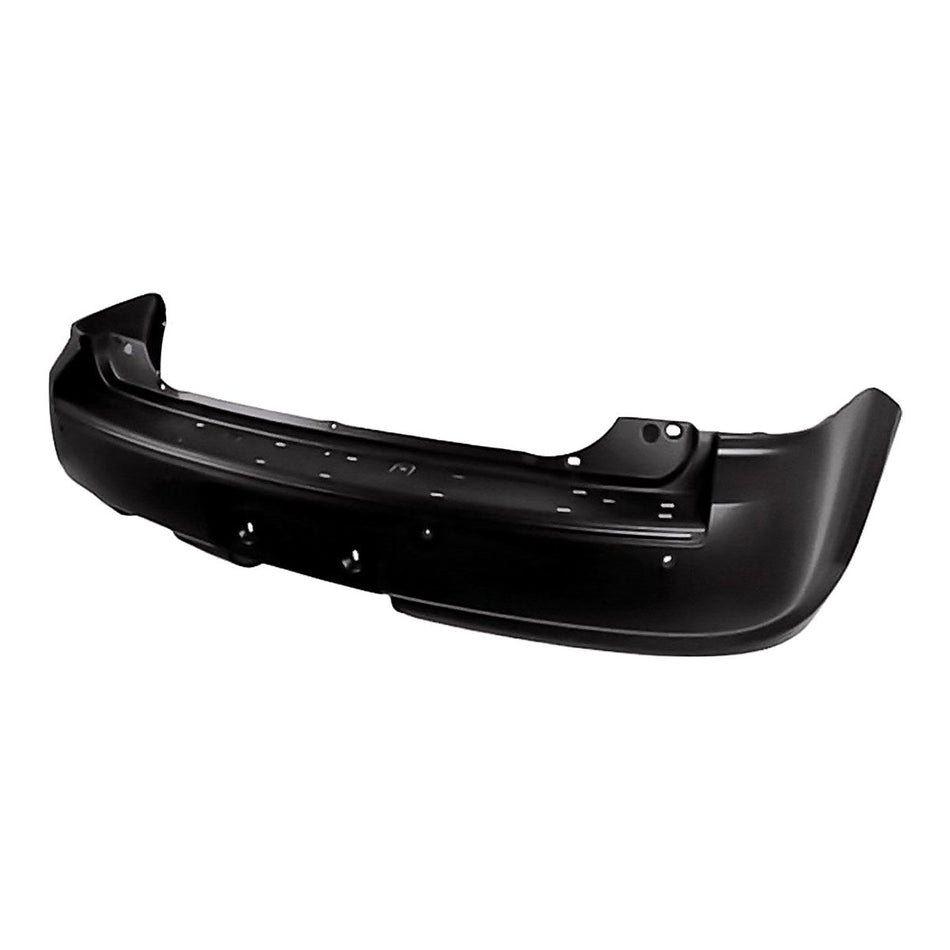 2009 Ford Flex Bumper Rear Primed Without Turbo With Sensor With Tow (Single Exht Cut On Driver Side)_FO1100641