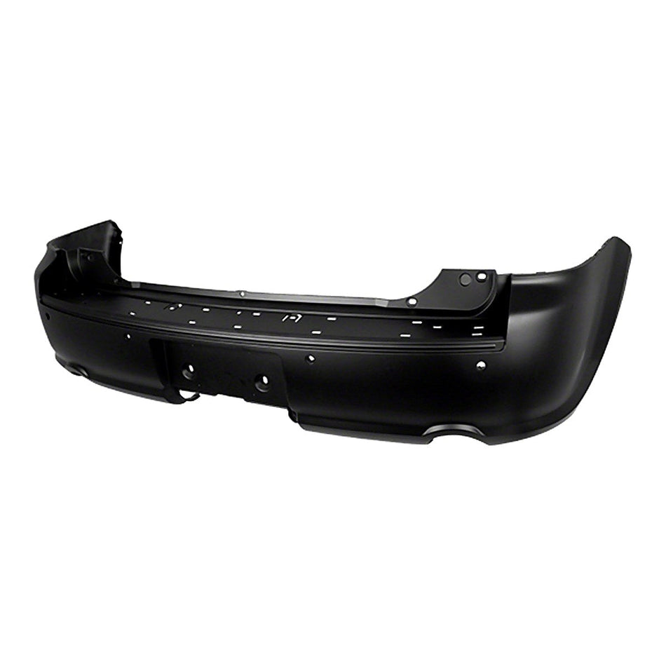 2010-2019 Ford Flex Bumper Rear Primed With Sensor Turbo Model With 2 Exhausts/Tow_FO1100656
