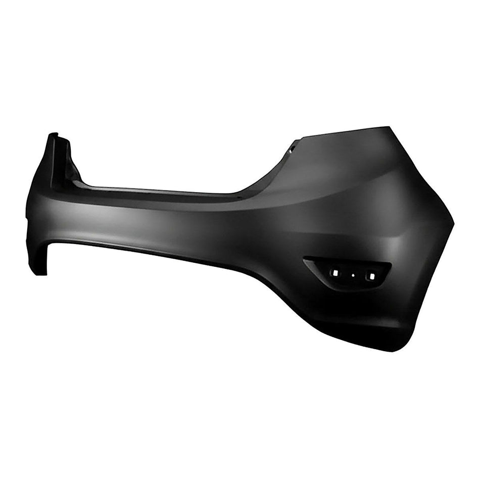 2011-2019 Ford Fiesta_Hatchback Bumper Rear Primed Without Sensor Hole(But Marked To Cut) Exclude St Model_FO1100701-2