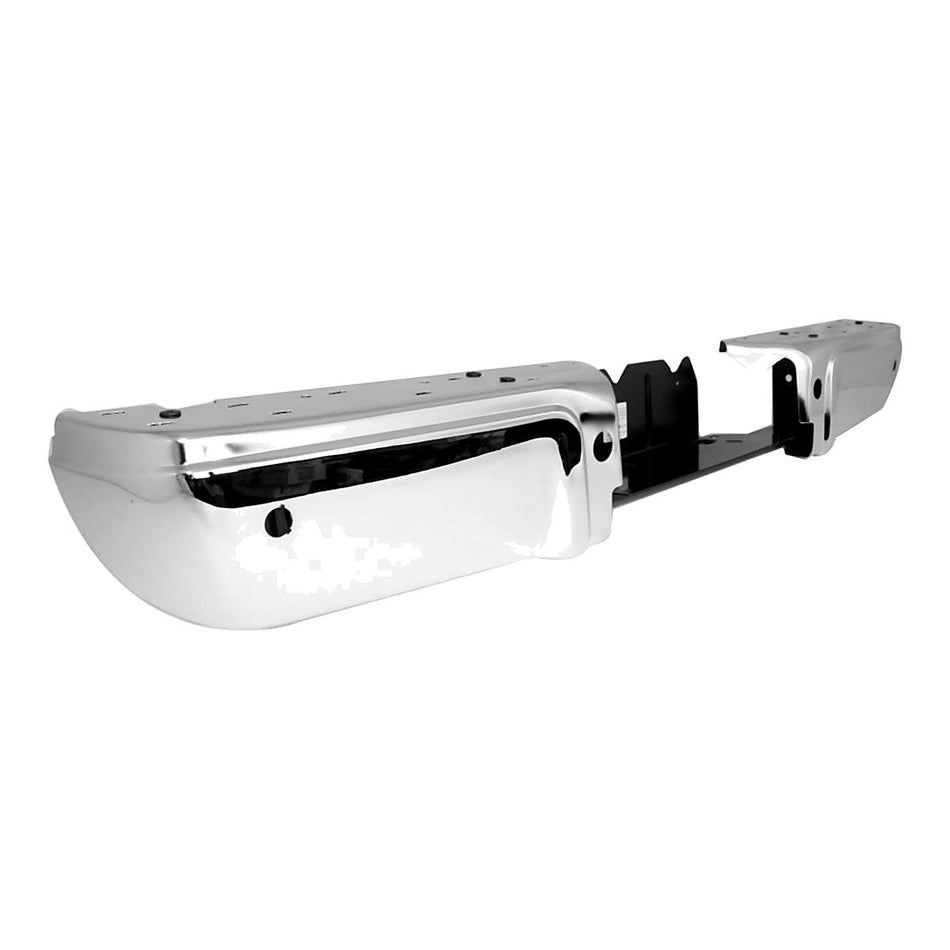 2008-2016 Ford F450 Bumper Face Bar Rear Chrome Includes Rebar With Sensor Hole_FO1102368-2
