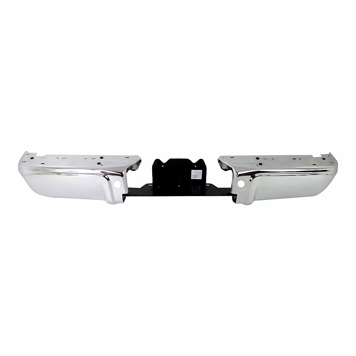 2008-2016 Ford F450 Bumper Face Bar Rear Chrome With Rebar Without Sensor Hole_FO1102369-4