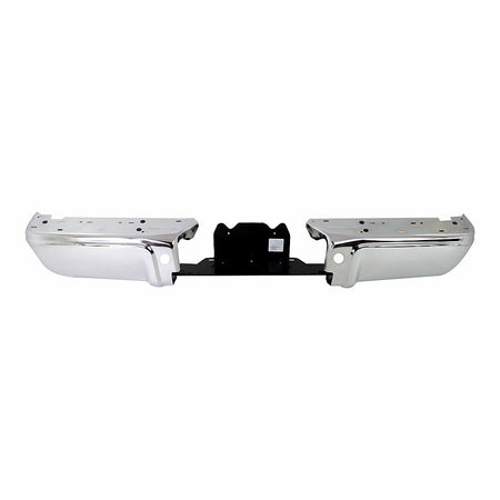 2008-2016 Ford F450 Bumper Face Bar Rear Chrome With Rebar Without Sensor Hole_FO1102369-4