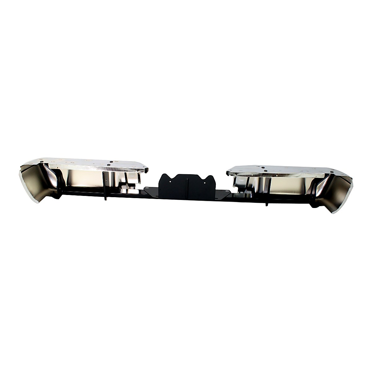 2008-2016 Ford F450 Bumper Face Bar Rear Chrome With Rebar Without Sensor Hole_FO1102369-5