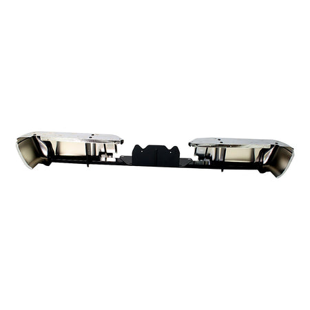 2008-2016 Ford F450 Bumper Face Bar Rear Chrome With Rebar Without Sensor Hole_FO1102369-5