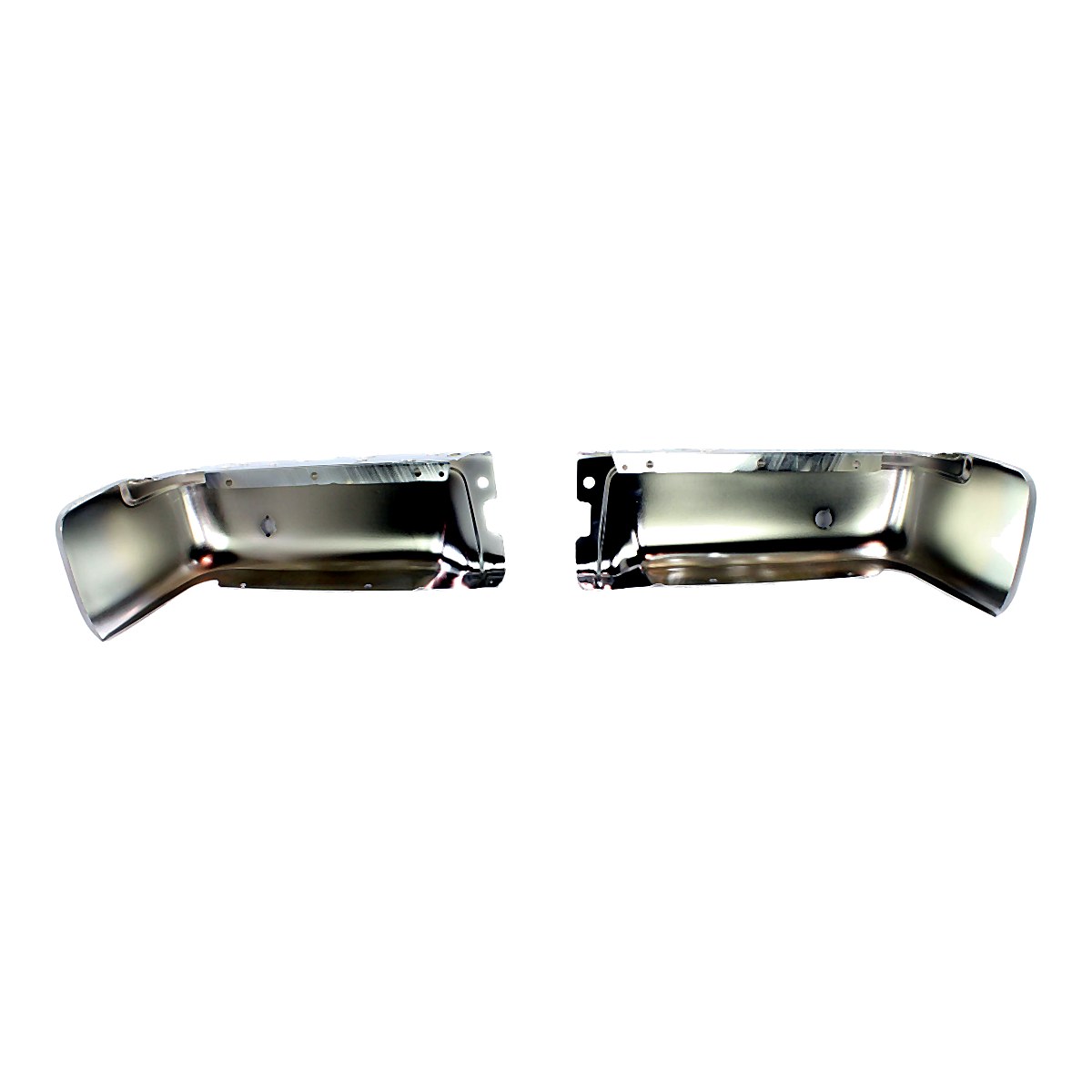 2009-2014 Ford F150 Bumper Face Bar Rear Chrome With Sensor Driver Side/Passenger Side Set_FO1102372-4