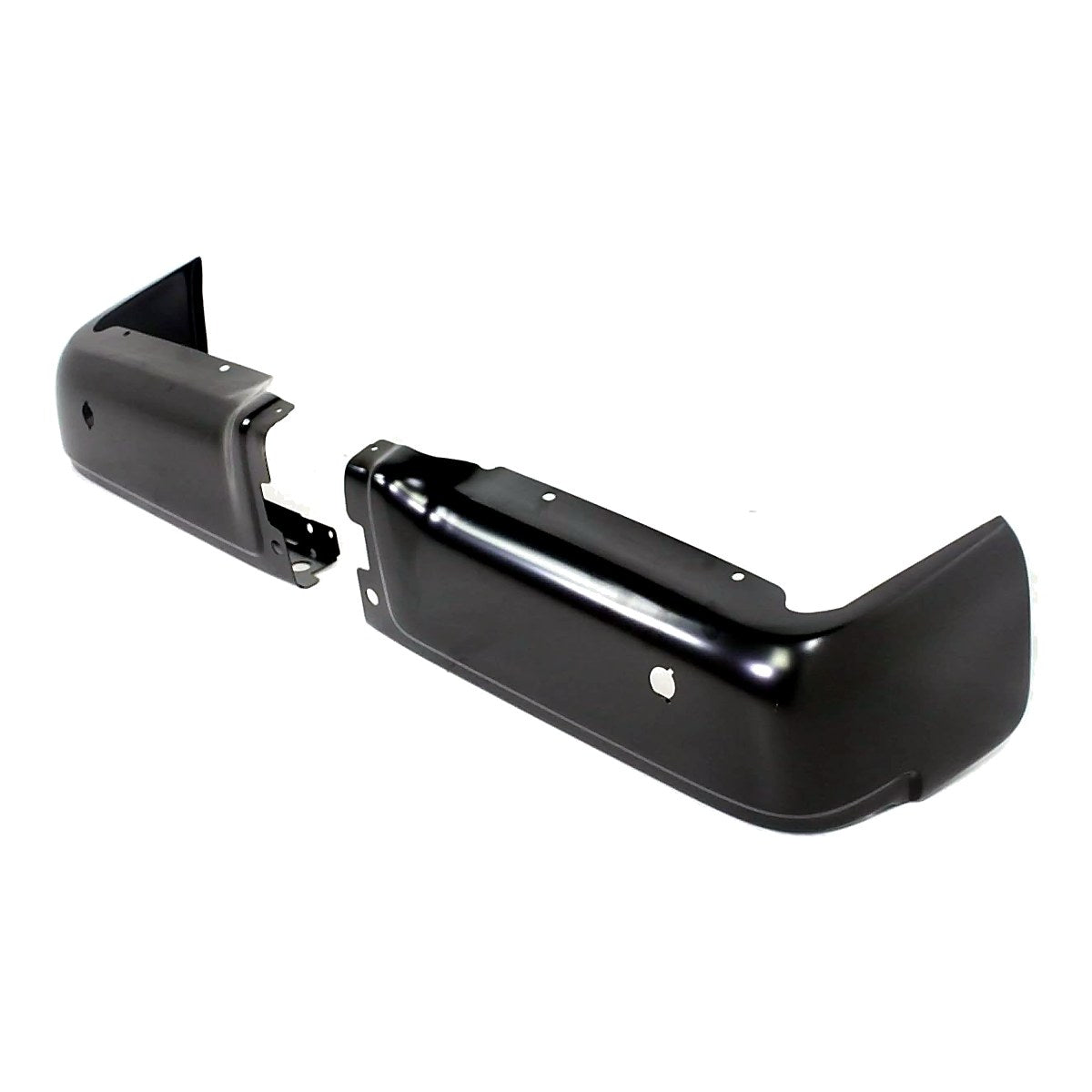 2010-2014 Ford F150_Raptor Bumper Rear Primed With Sensor Driver Side/Passenger Side Set – FO1102373-3