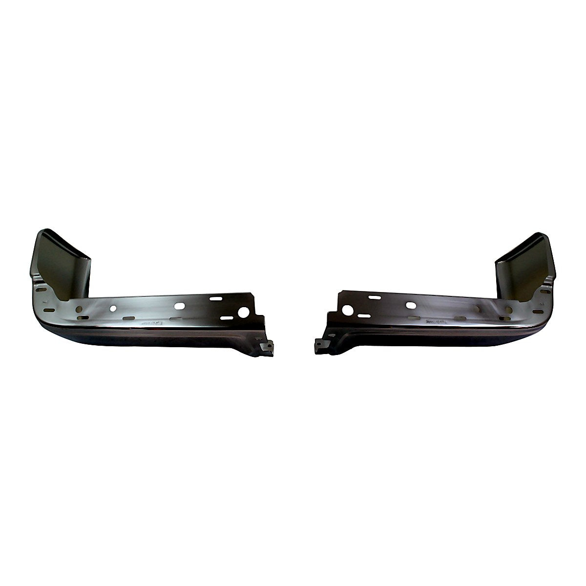 2009-2014 Ford F150 Bumper Face Bar Rear Chrome Without Sensor Driver Side/Passenger Side Set_FO1102374-4